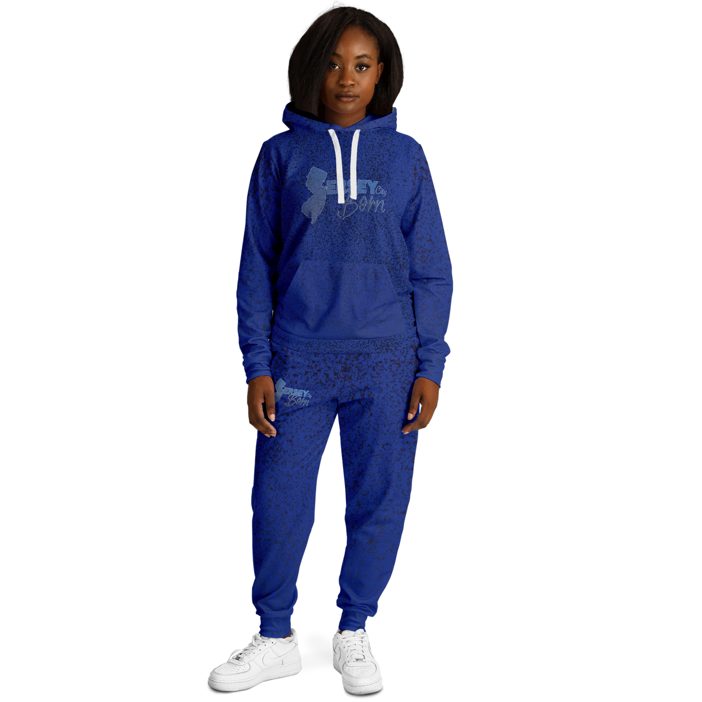 Jersey City Born - Icey Blue Premium Sweat Suit