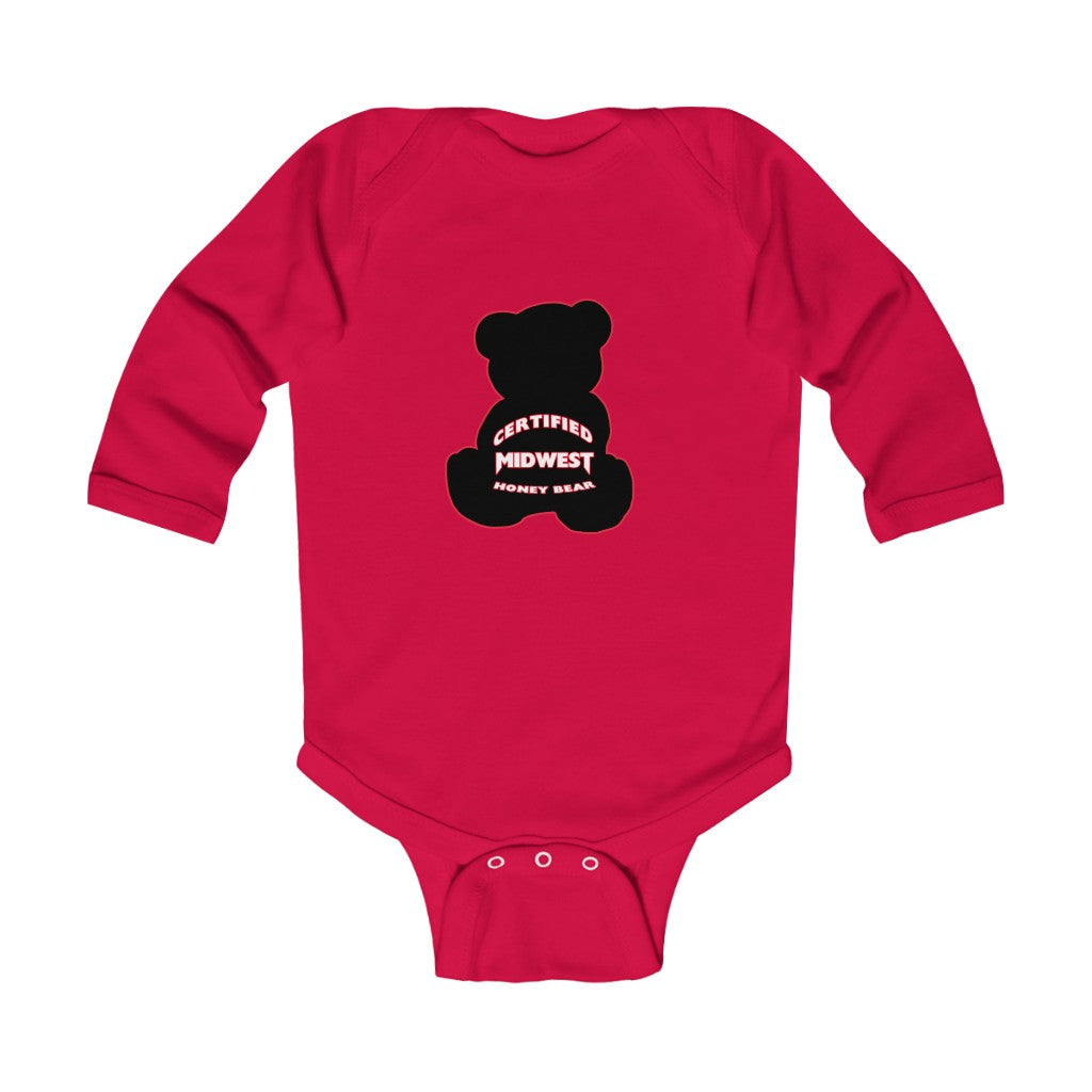 Certified Midwest Honey Bear Infant Long Sleeve Onesie