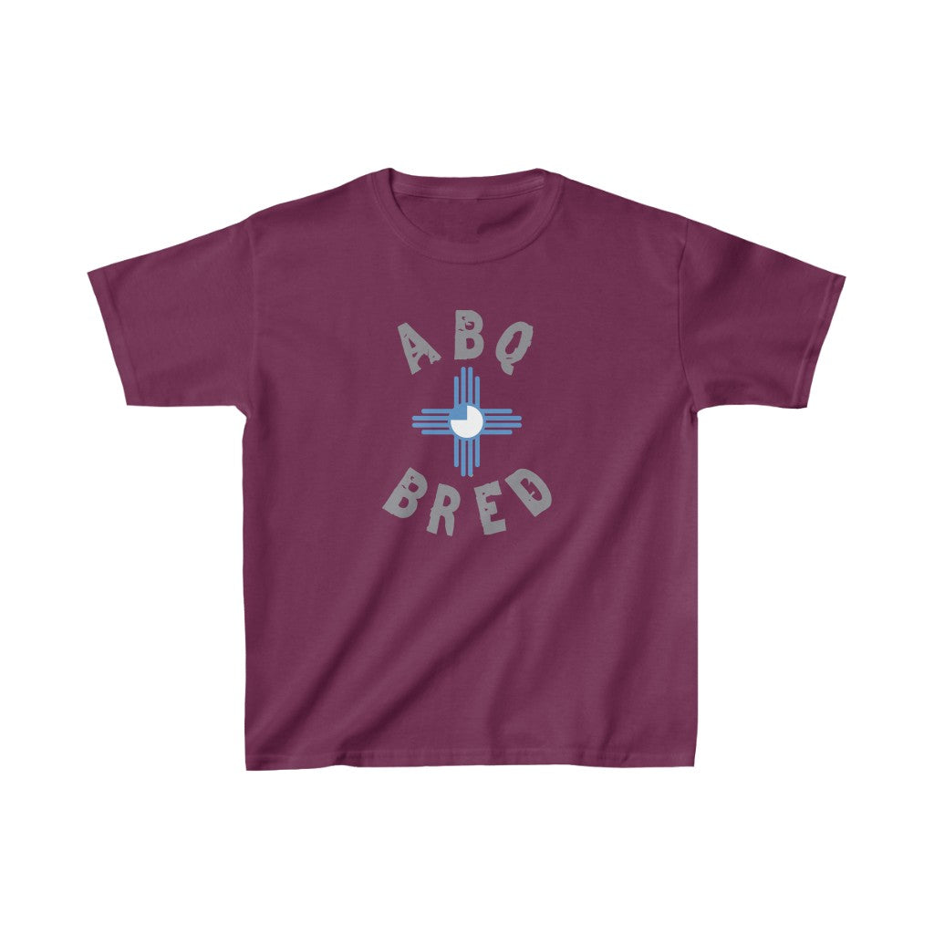 Albuquerque Bred - Blue Gray Scheme Kids Heavy Cotton Tee *