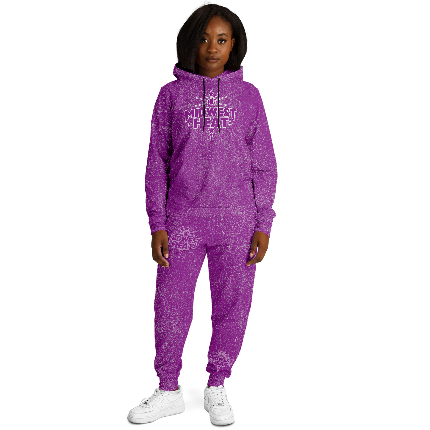 Midwest Heat - Rust Violet Premium Sweat Suit Set
