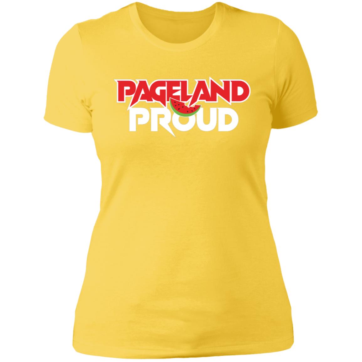 Pageland Proud - NL3900 Ladies' Boyfriend T-Shirt