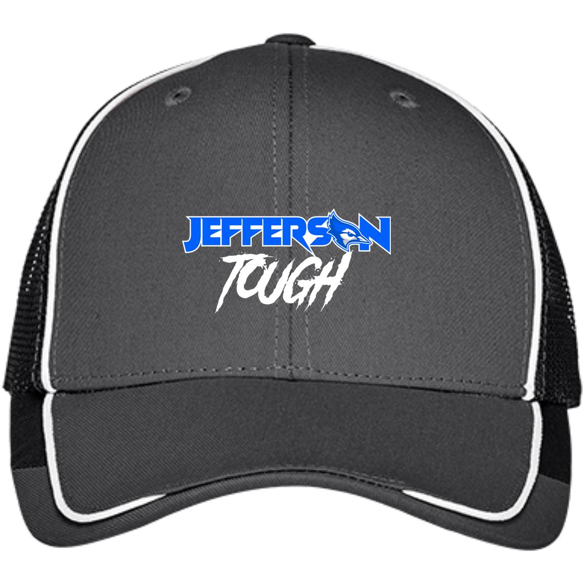 Jefferson Tough Color Block Mesh Back Cap