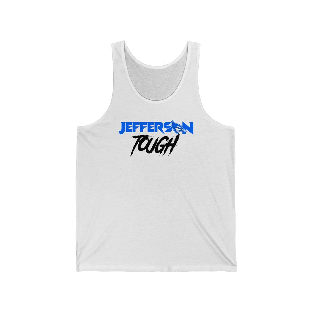 Jefferson Tough - Blue Black Unisex Tank *