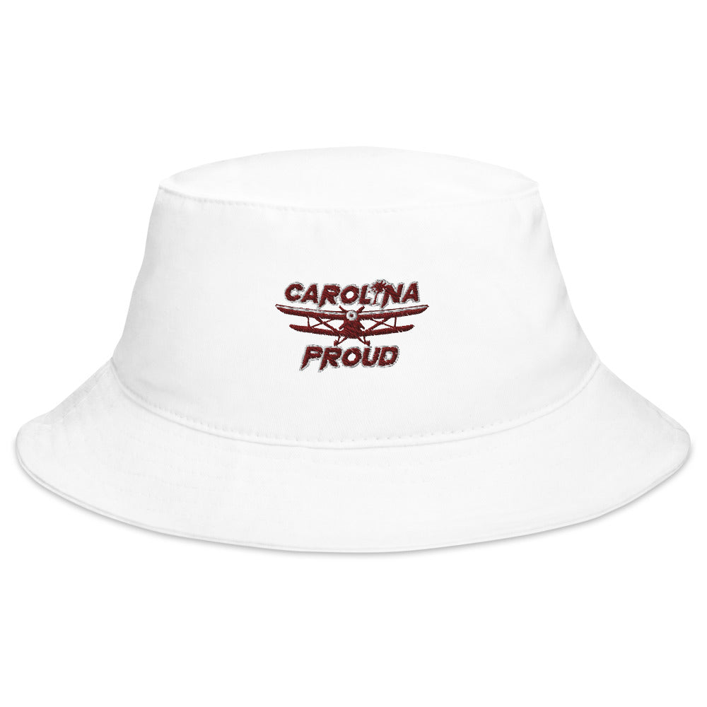Carolina Proud - Burgundy/White Bucket Hat