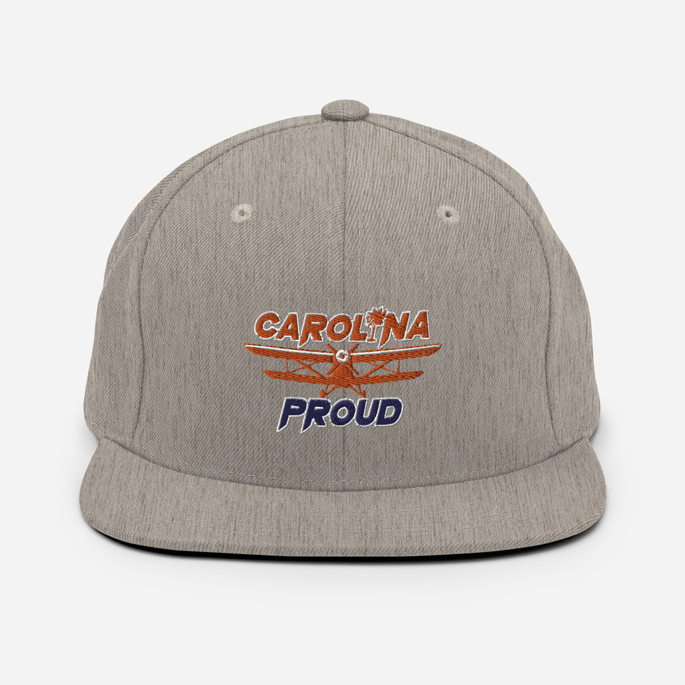 Carolina Proud Orange/Blue Snapback Hat