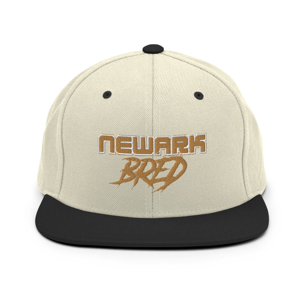 Newark Bred Snapback Hat Gold