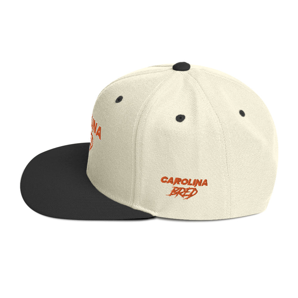 Carolina Bred - Orange Trim Snapback Hat