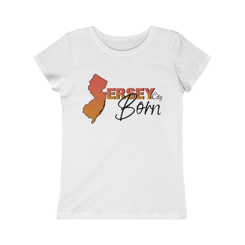 Jersey City Born Brick Black Scheme Girl Princess Tee