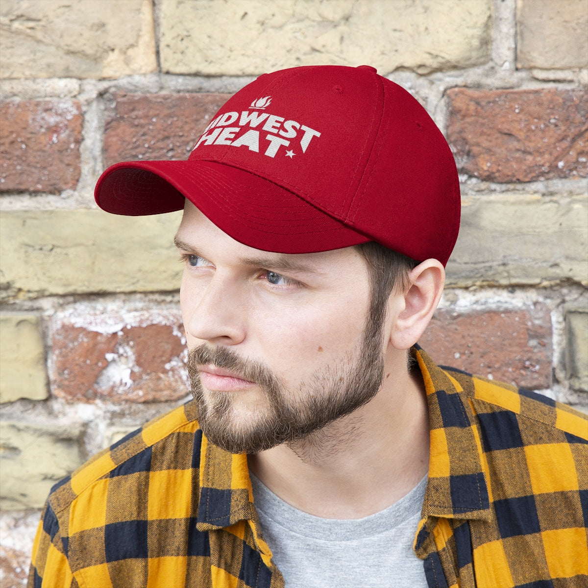 Midwest Heat White Scheme - Unisex Twill Hat