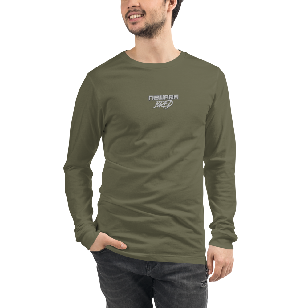 Newark Bred - Unisex Long Sleeve Embroidered Tee