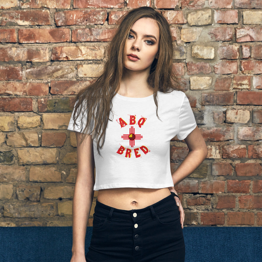 Albuquerque Bred - Women’s Crop Tee