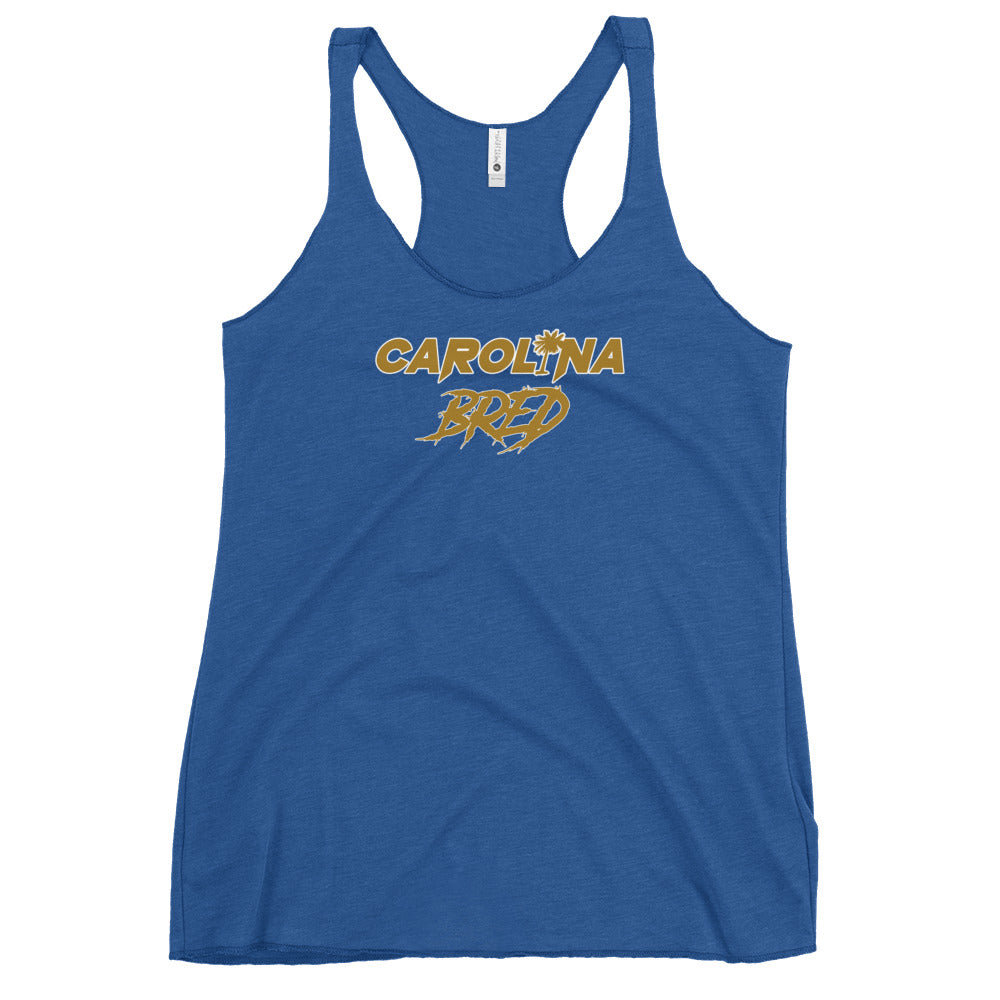 Carolina Bred - Gold Scheme Lady Racerback Tank