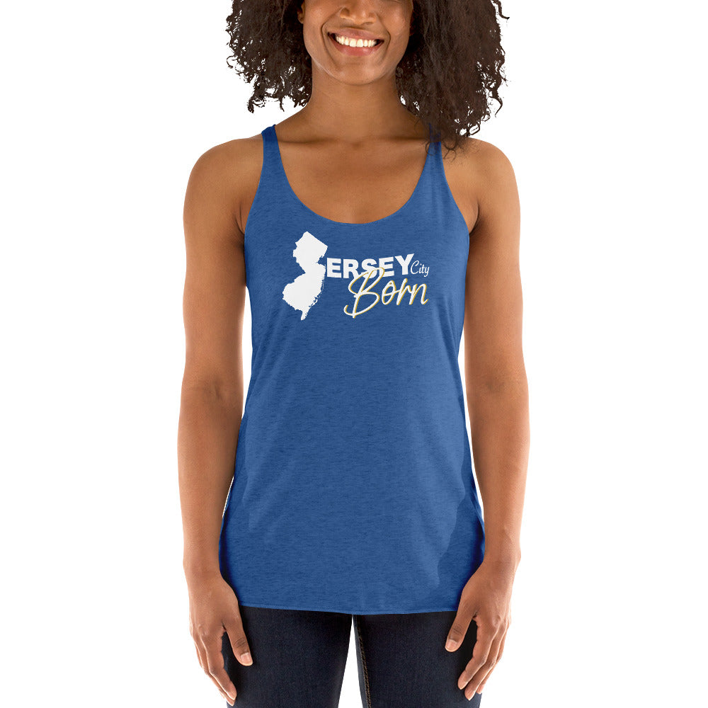 Jersey City Born - Women's Racerback Tank