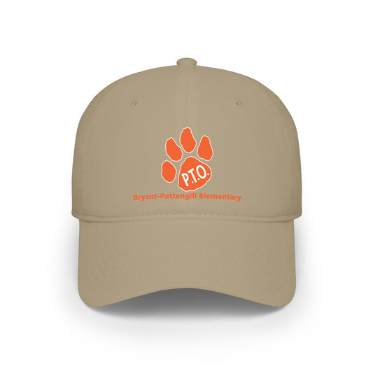 PTO Paw Print Baseball Cap — School Parent Volunteer Hat