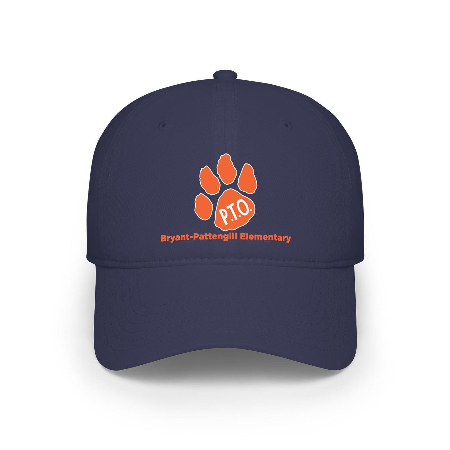 PTO Paw Print Baseball Cap — School Parent Volunteer Hat