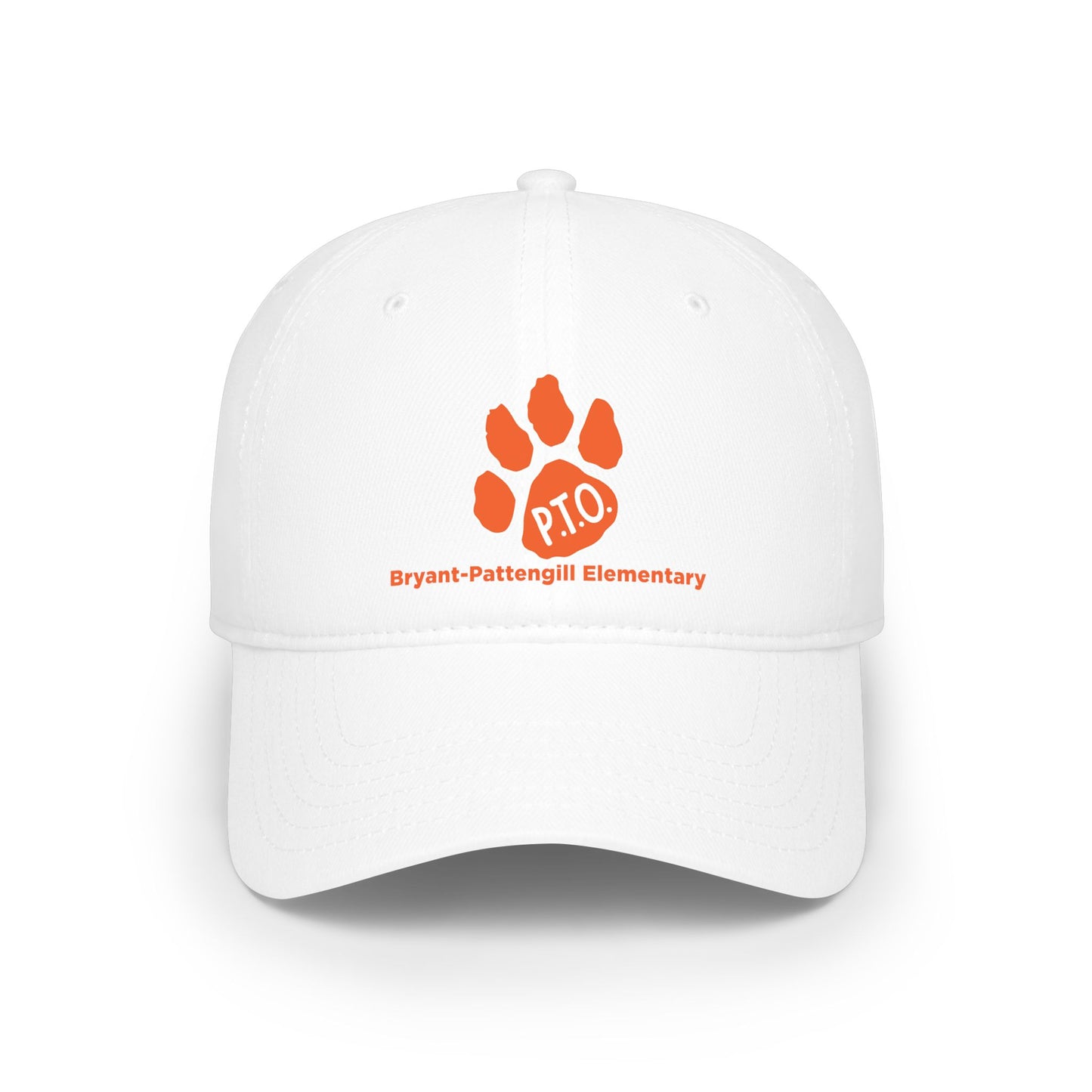 PTO Paw Print Baseball Cap — School Parent Volunteer Hat