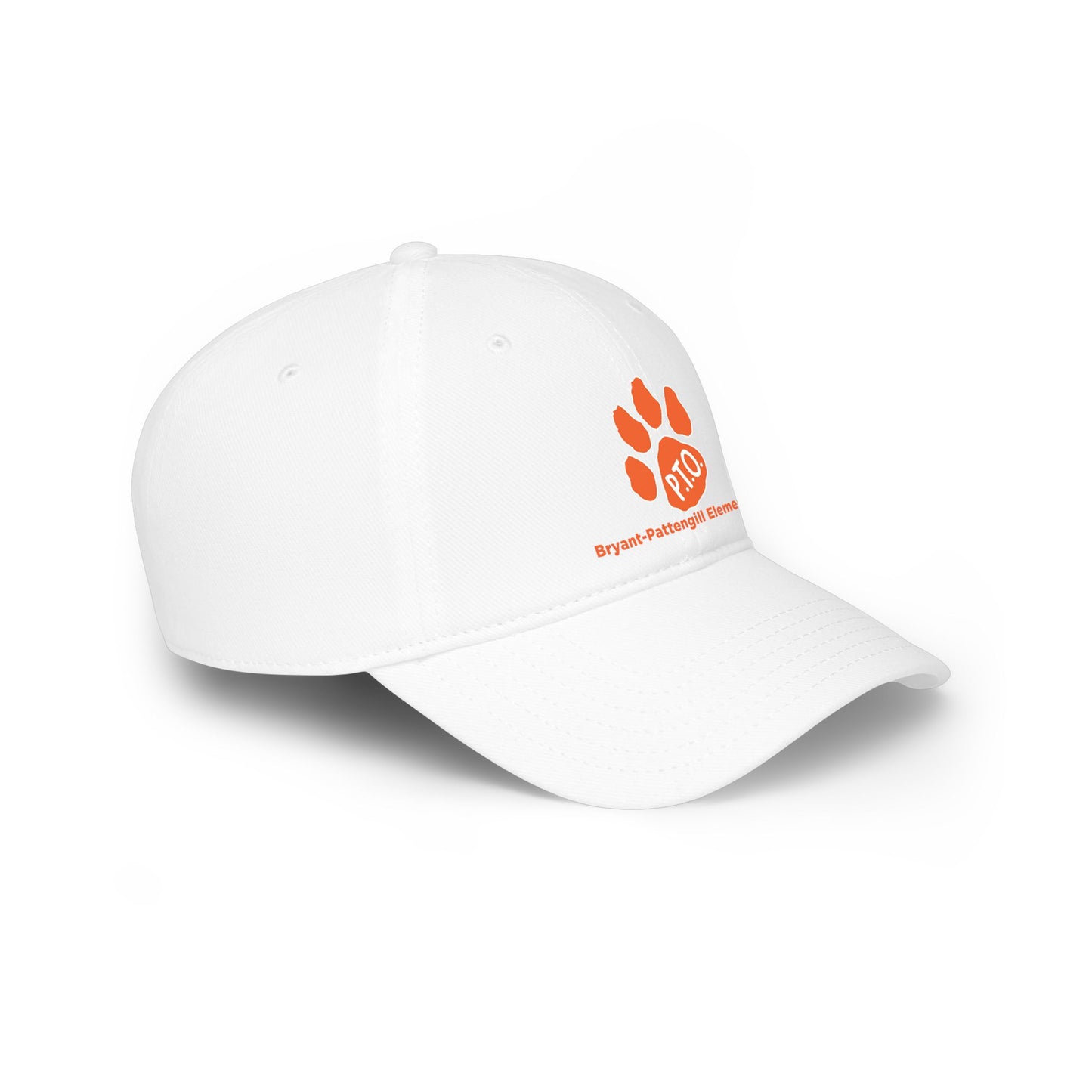 PTO Paw Print Baseball Cap — School Parent Volunteer Hat