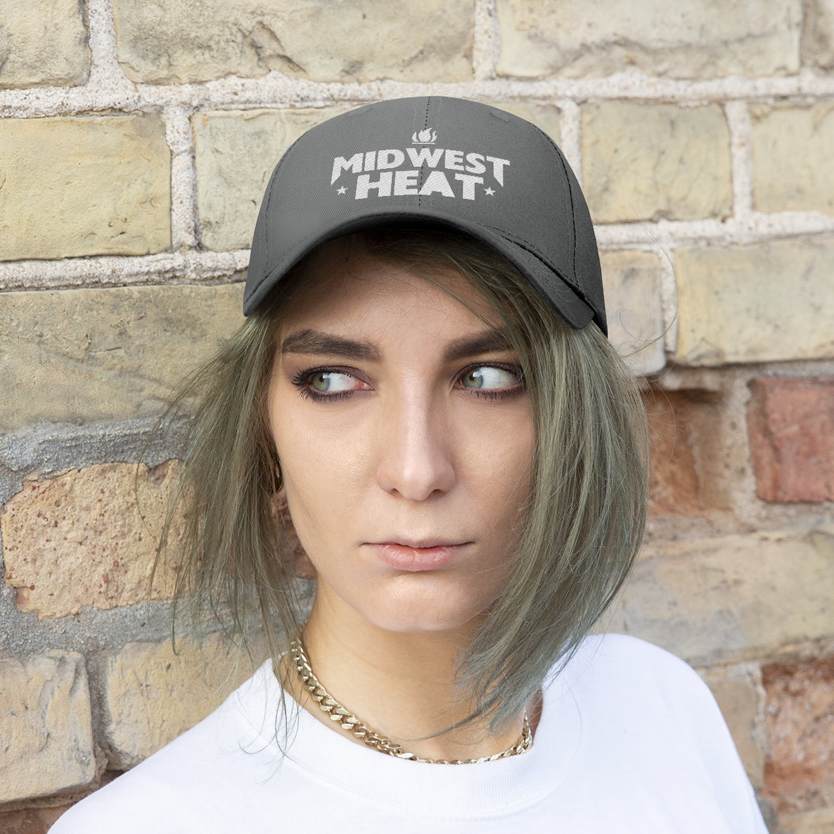 Midwest Heat White Scheme - Unisex Twill Hat