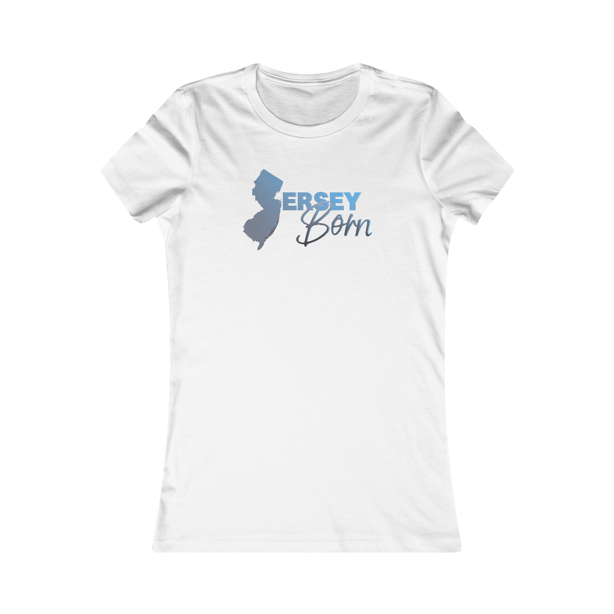 Jersey Born Icey Blue Scheme Lady Tee