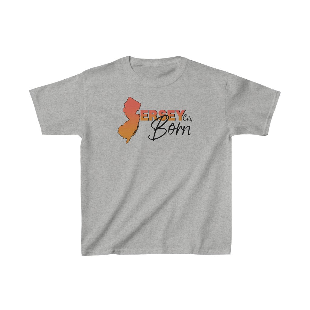 Jersey City Born - Brick Scheme Kids Heavy Tee