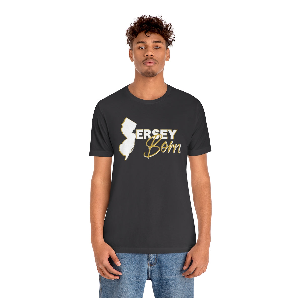 Jersey Born White Gold Scheme Tee - Unisex