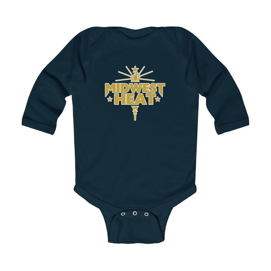Midwest Heat - Gold Scheme Infant Long Sleeve Onesie