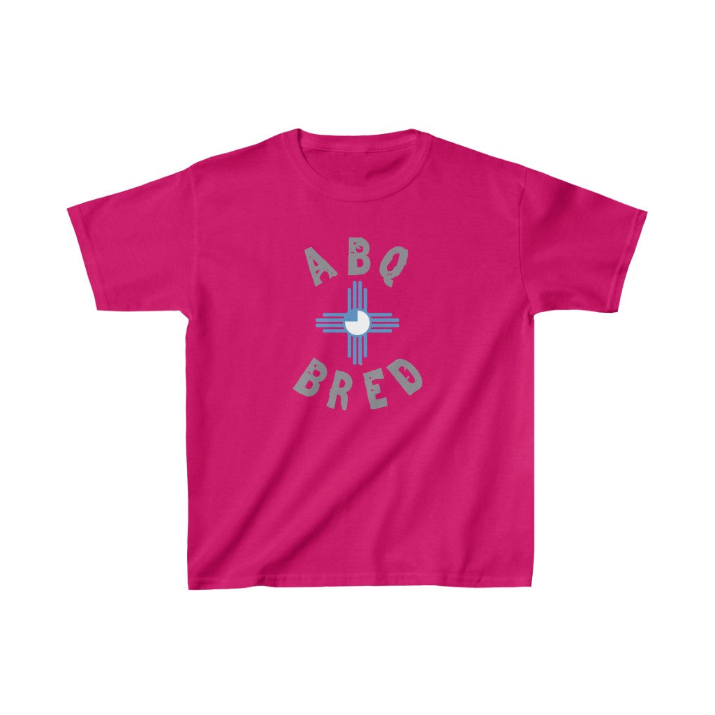 Albuquerque Bred - Blue Gray Scheme Kids Heavy Cotton Tee *