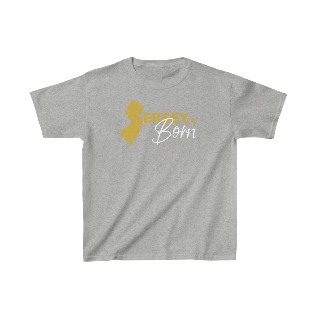 Jersey City Born - Gold Scheme Kids Heavy Tee *