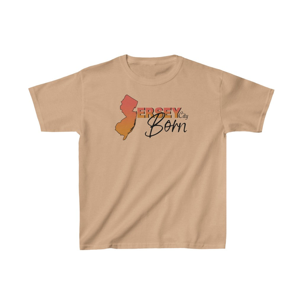 Jersey City Born - Brick Scheme Kids Heavy Tee