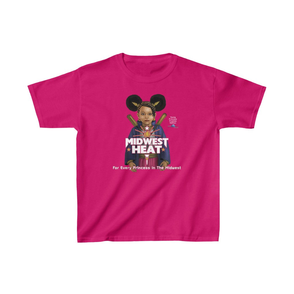 Jersey City Born - Pink Scheme Kids Heavy Tee