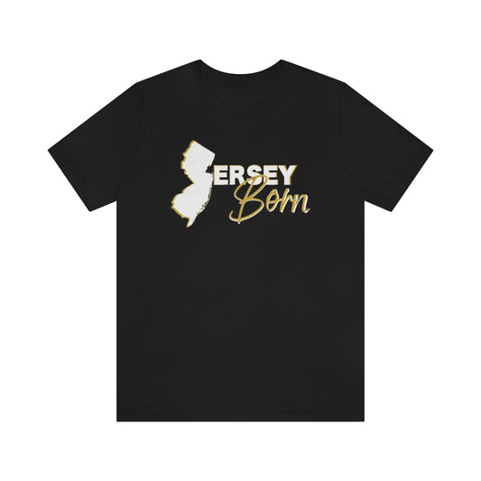 Jersey Born White Gold Scheme Tee - Unisex