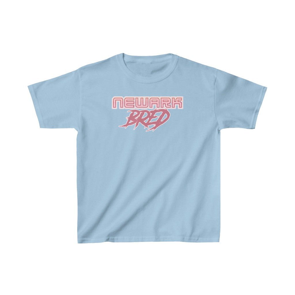 Newark Bred - Pink White Scheme Kids Heavy Cotton Tee