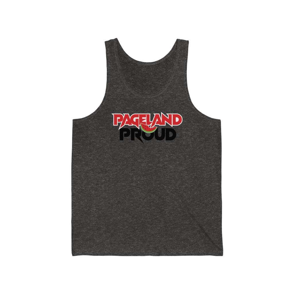Pageland Proud -  Red Black Unisex Tank