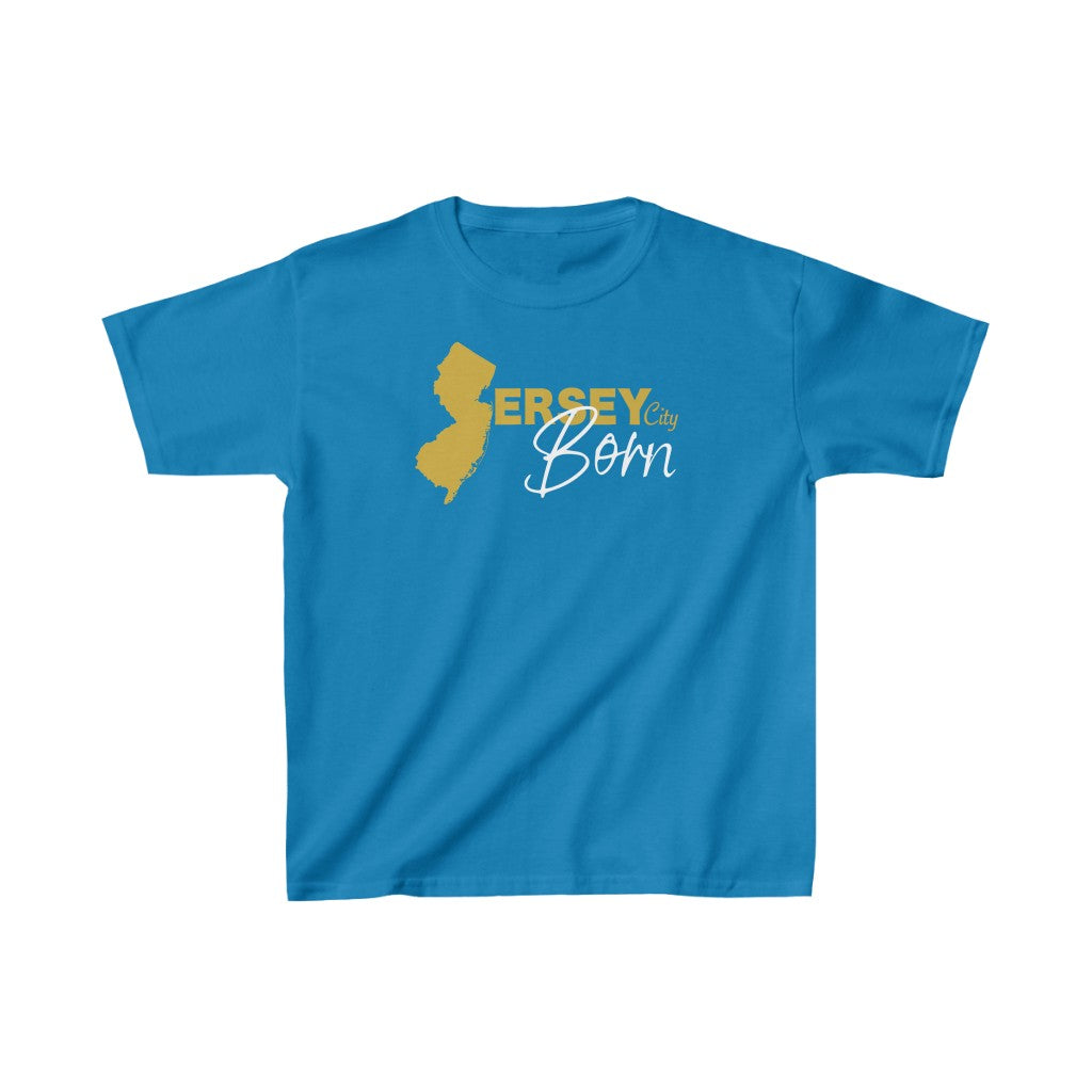 Jersey City Born - Gold Scheme Kids Heavy Tee *