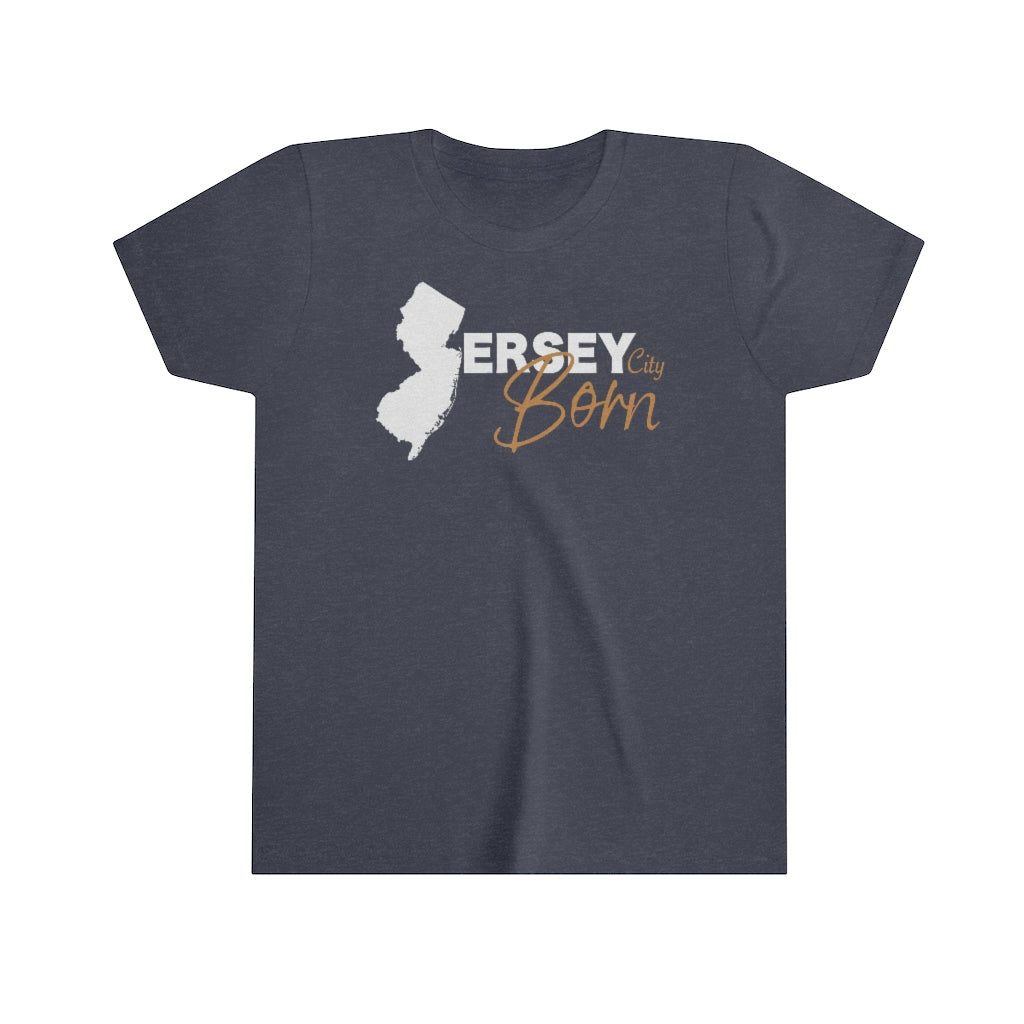 Jersey City Born - White Gold Scheme Youth Tee