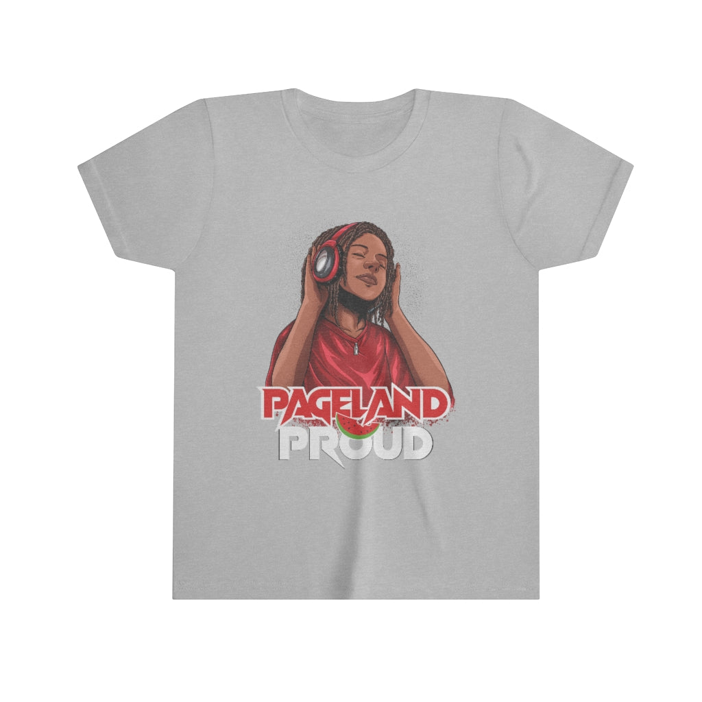 Pageland Proud - Red Locks Tee - Wht.