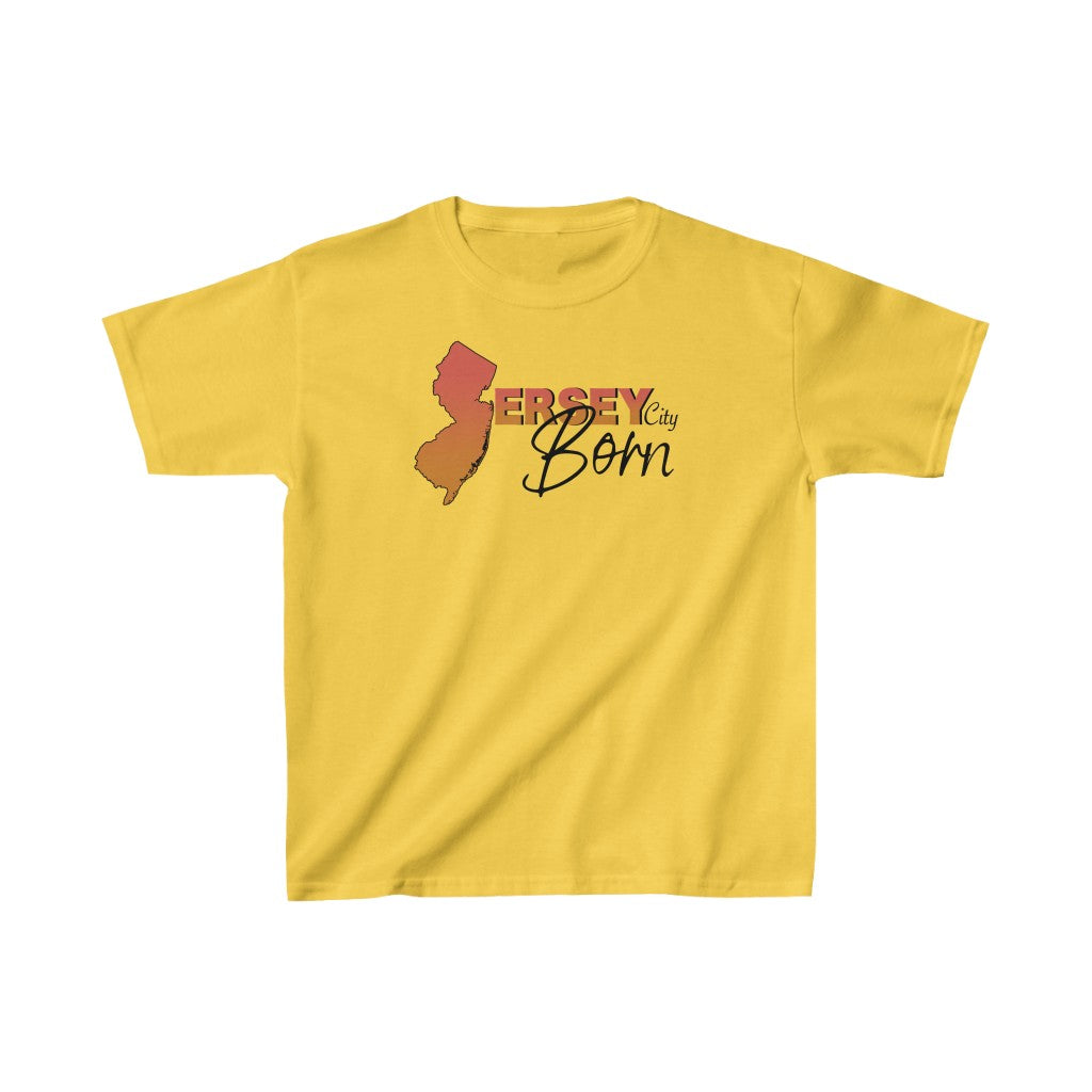 Jersey City Born - Brick Scheme Kids Heavy Tee