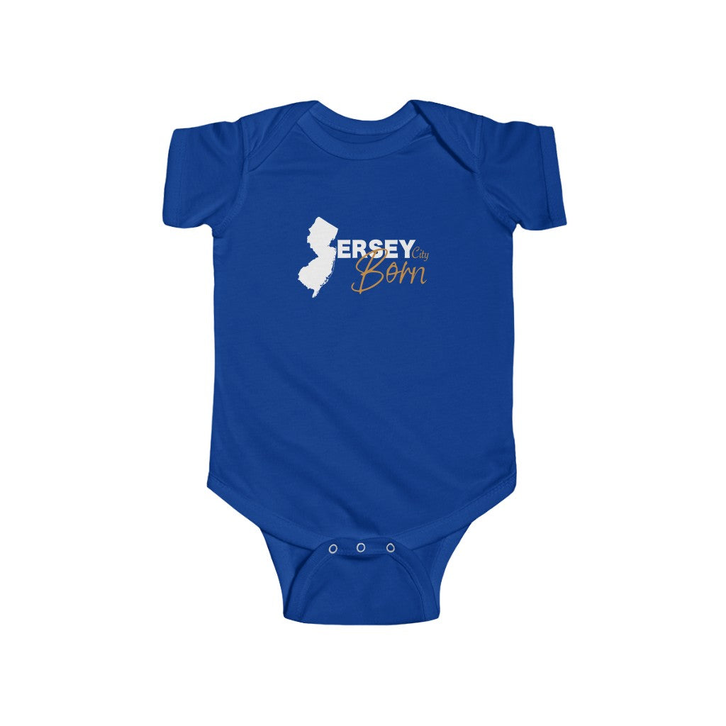 Jersey City Born - White Gold Onesie