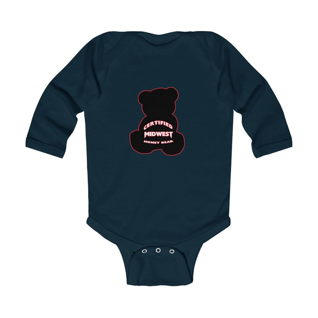 Certified Midwest Honey Bear Infant Long Sleeve Onesie