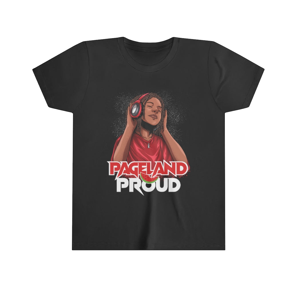 Pageland Proud - Red Locks Tee - Wht.