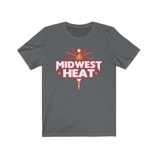 Midwest Heat  - White Red Scheme Unisex Tee