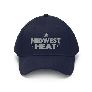 Open image in slideshow, Midwest Heat Gray Scheme - Unisex Twill Hat
