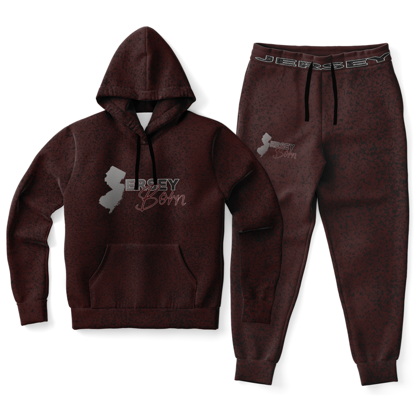 Jersey Born - Burgundy Dust Premium Sweat Suit*