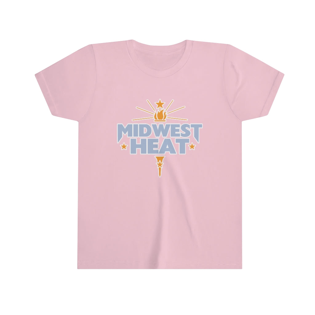 Midwest Heat - Blue Gold Torch Youth Tee
