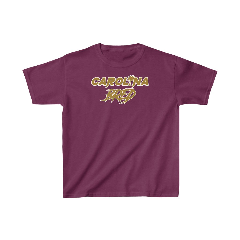 Carolina Bred  Gold Scheme Kids Heavy Tee *