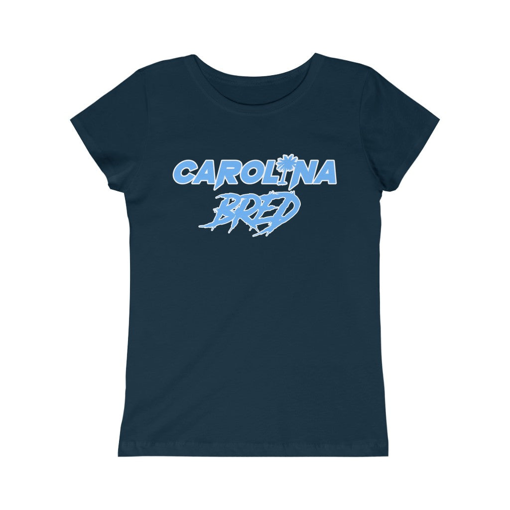 Carolina Bred Blue Scheme Girls Princess Tee