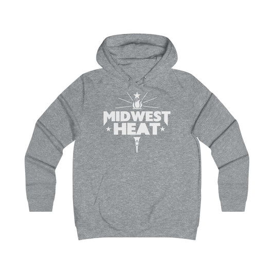 Midwest Heat - White Scheme Girlie College Hoodie