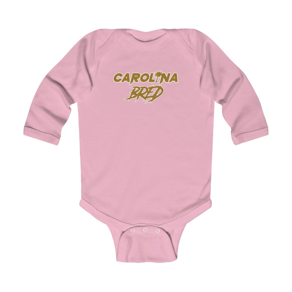 Carolina Bred - Infant Long Sleeve Gold Scheme Onesie