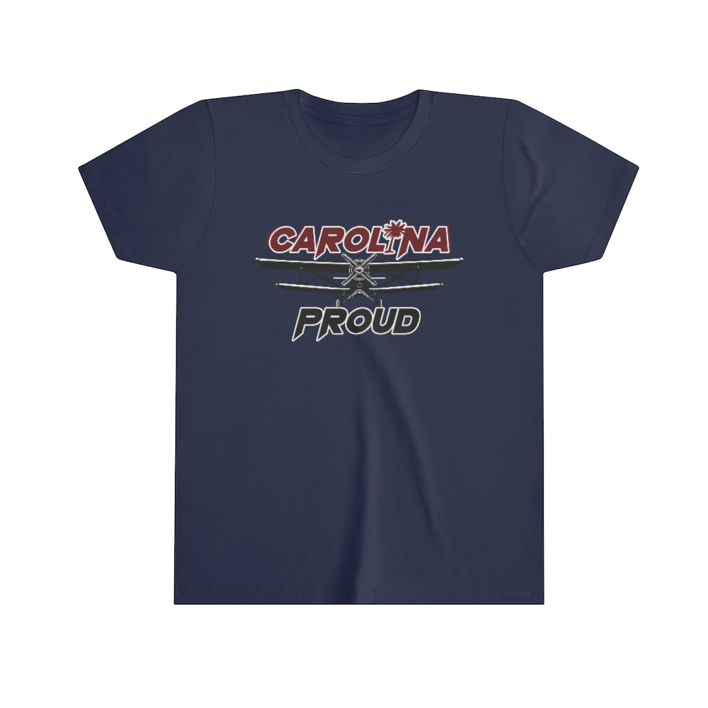 Carolina Proud - Burgundy/Black Youth Tee