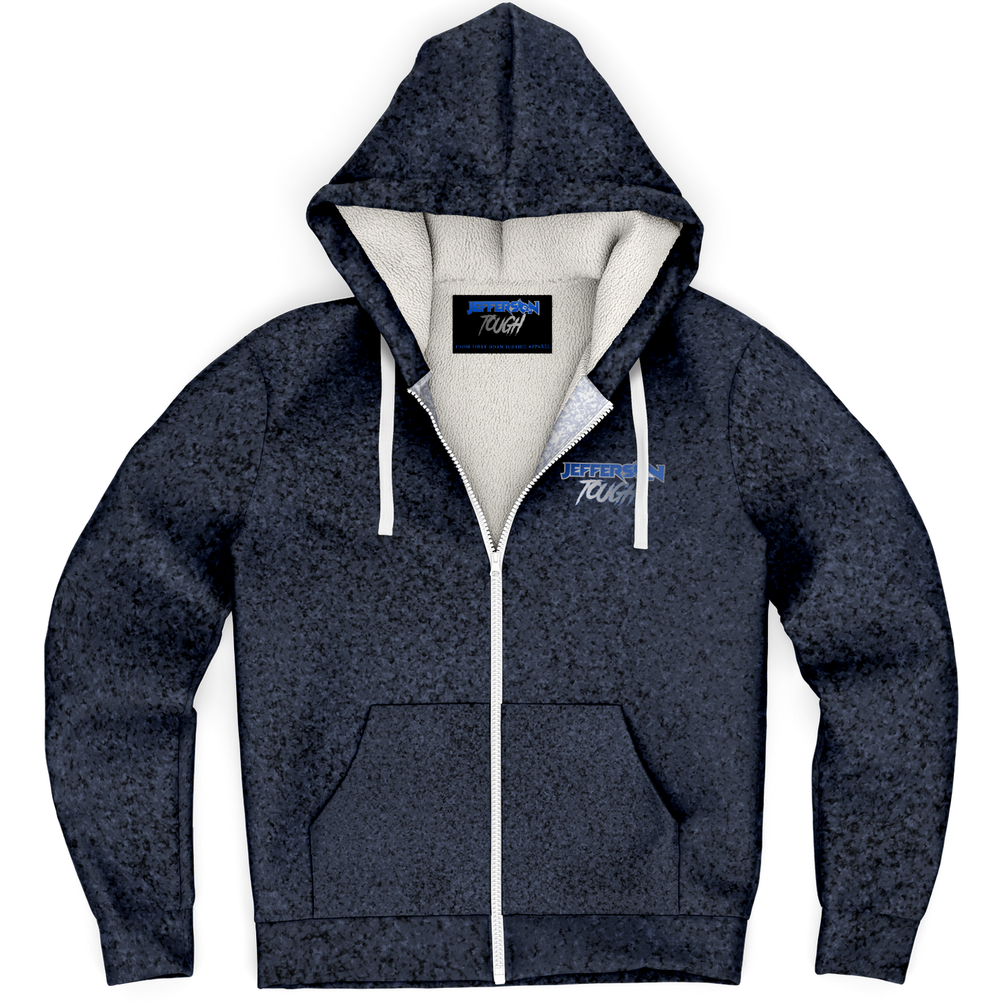 Jefferson Tough - Blue Dust Microfleece Premium Hoodie